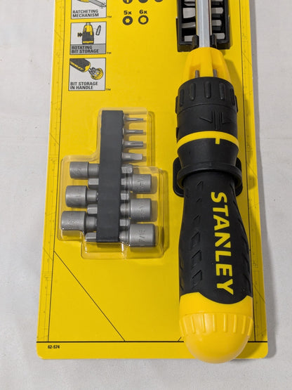 Stanley Screwdriver Set: 20 Pc Nut Driver Phillips Slotted Square &amp; Torx 62-