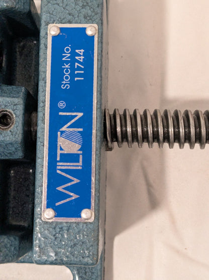 Wilton Horizontal Drill Press Vise: 4" Jaw Width, 4" Jaw Opening 11744