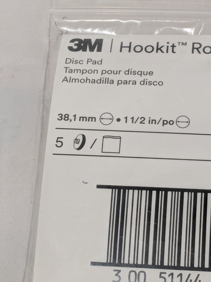 3M Disc Backing Pad: Quick-Change Type R Pack of 5 7000120429