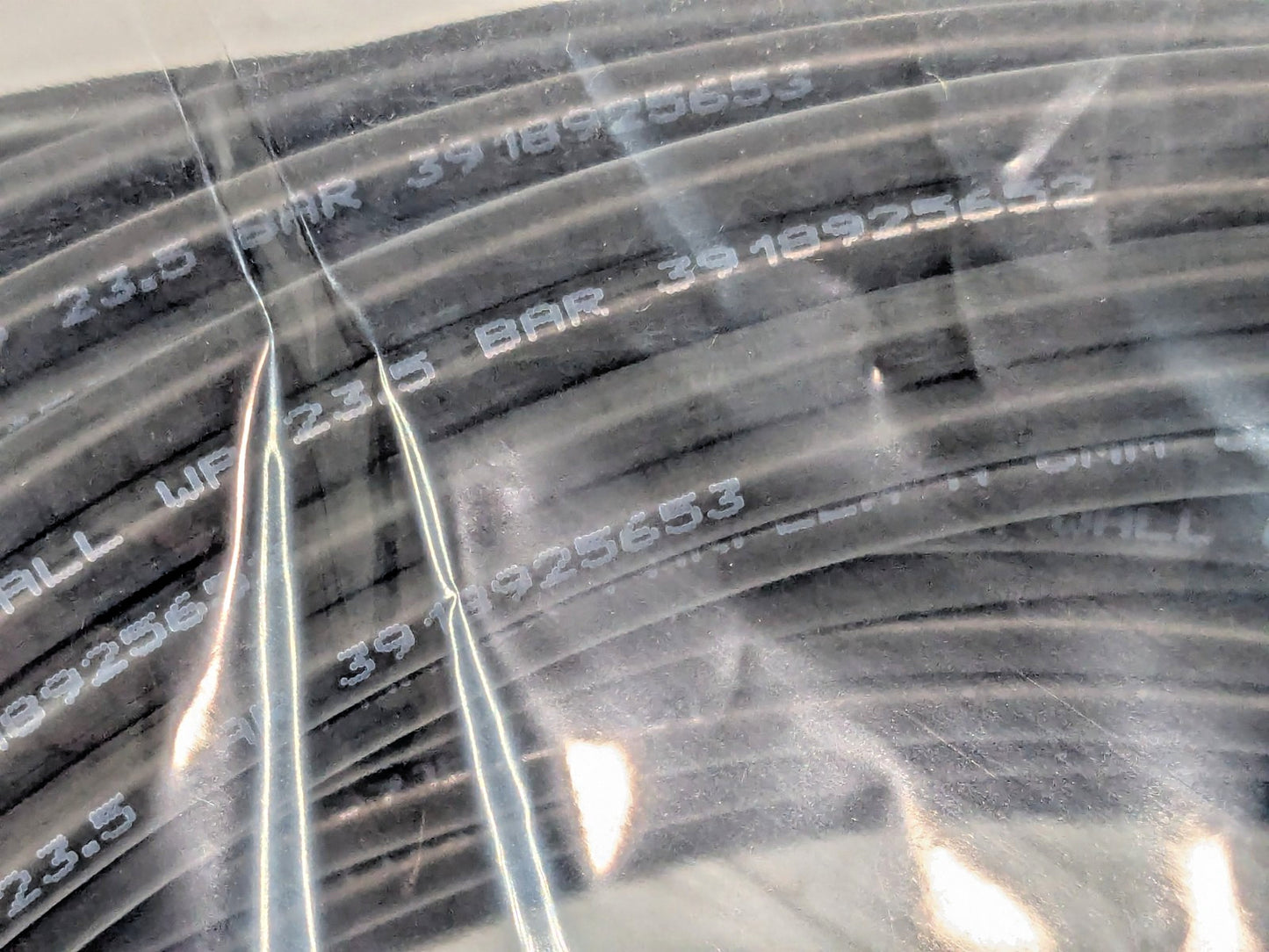 Parker Black Nylon Tube 100 Ft Long 341 Max PSI NB6X1