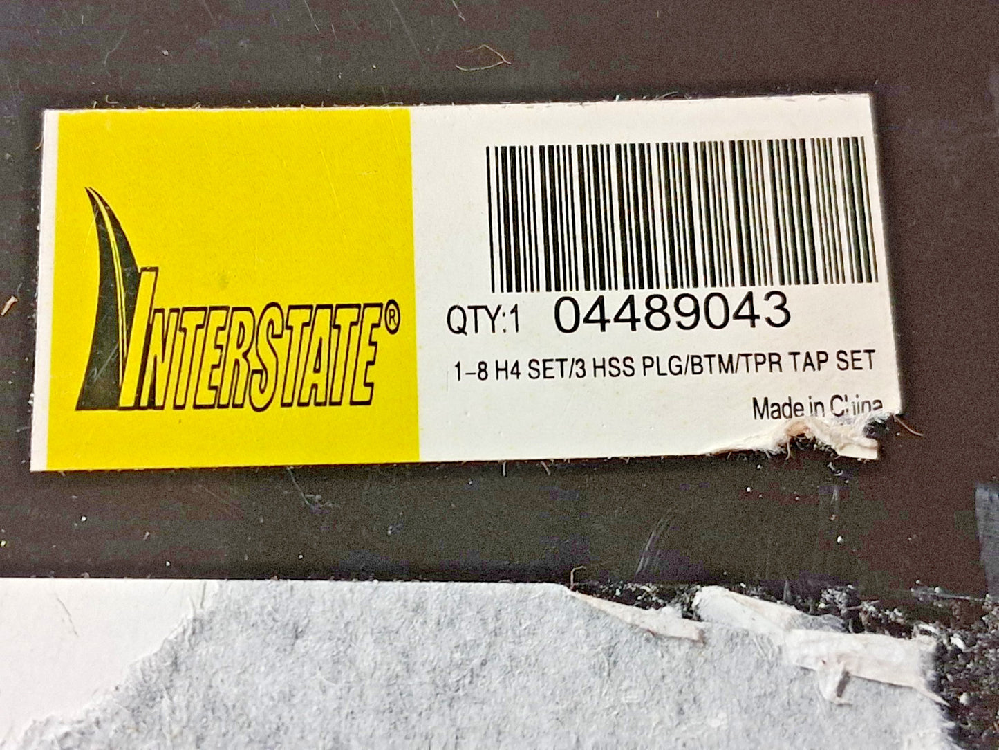 Professional Tap Set 3PCS 1-8 UNC 4FL HSS 04489043