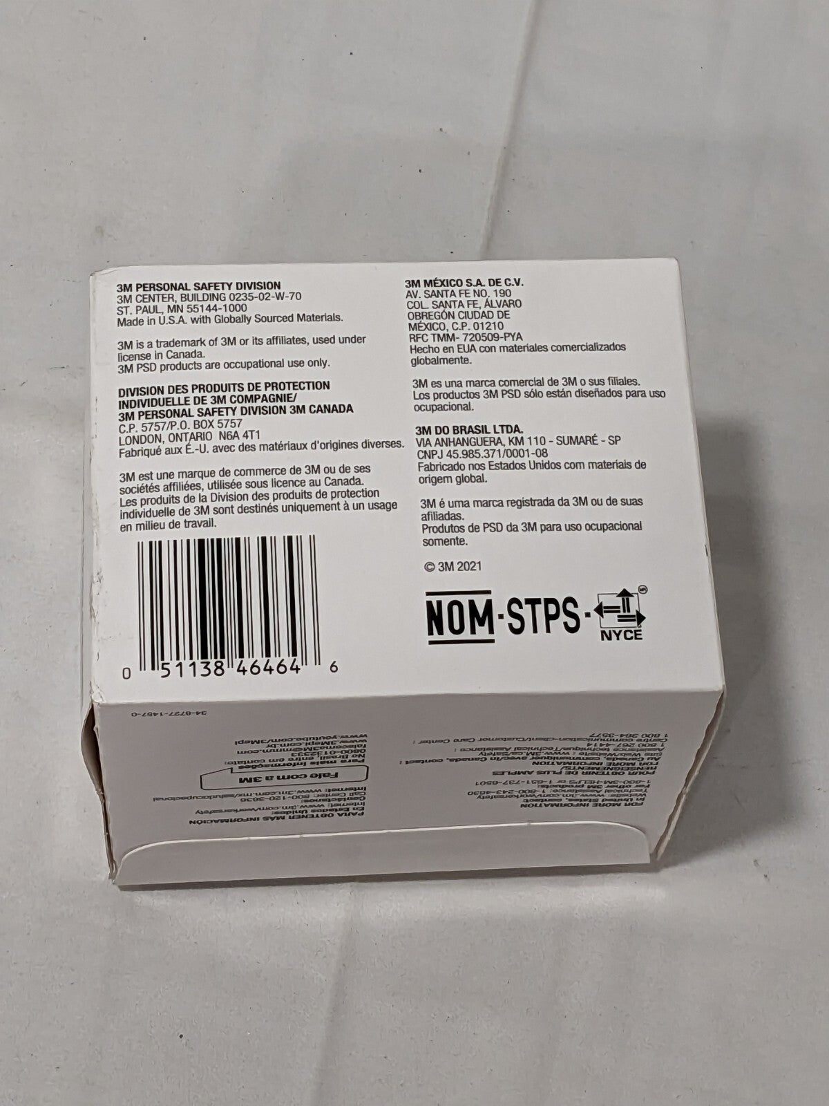 3M Facepiece Filter: Particulates White Box of 10 7000002008