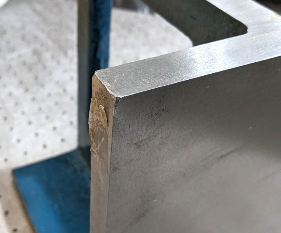 Right Angle Iron / Plate  12" High x 8" Wide x 10" Deep  418-4145