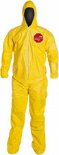 (12) Dupont Disposable Coveralls: Sz L, 2.50 oz, Tychem 2000 QC122SYLLG001200