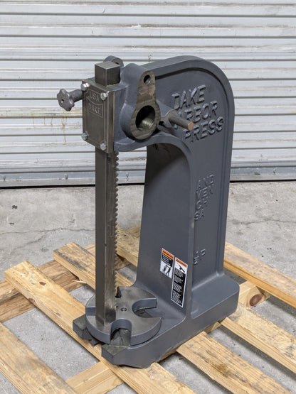 Dake Compound Leverage Arbor Press 6 Ton Capacity 903003 Missing Parts