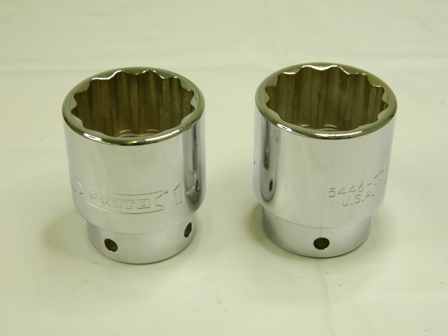 PROTO Hand Socket: 1-7/16" Socket, 12-Point Qty 2 J5446-TT