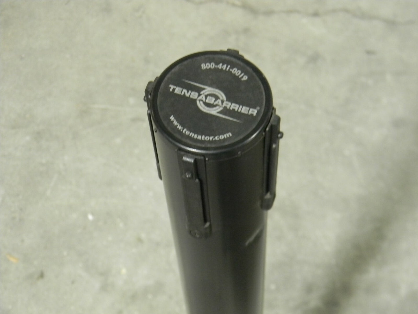 Tensator Steel Barrier Receiver Post 38 In. Height 14 In. Base 889U-33-RCVR