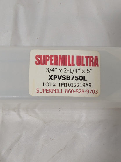 Supermill Ball End Mill: 3/4" Dia, 2-1/4" LOC, 4 Flute, Solid Carbide XPVSB750L