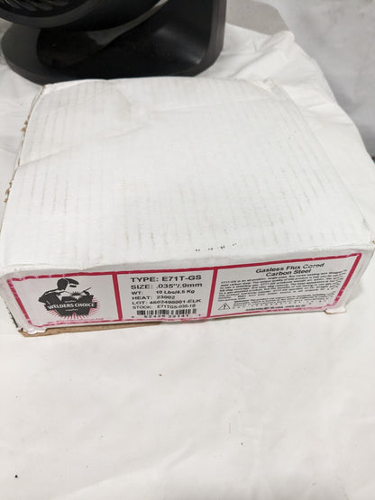 Welder's Choice MIG Welding Wire E71T-GS, 0.0350" Dia Flux Core Gasles