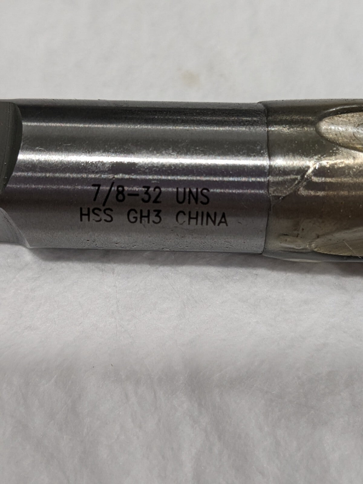 Interstate Straight Flute Tap: 7/8-18 UNS, 4 Flutes, Bottoming 04848131