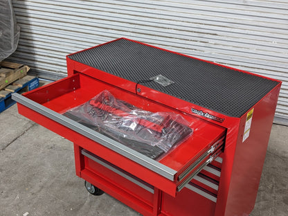Pro Source Roller Cabinet Tool Box 11 Drawers 42 x 18 x 39 Steel Red