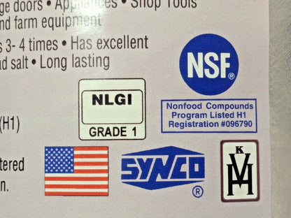 2PK Super Lube General Purpose Grease 14.1 oz Can Synthetic w/Syncolon 41160/1
