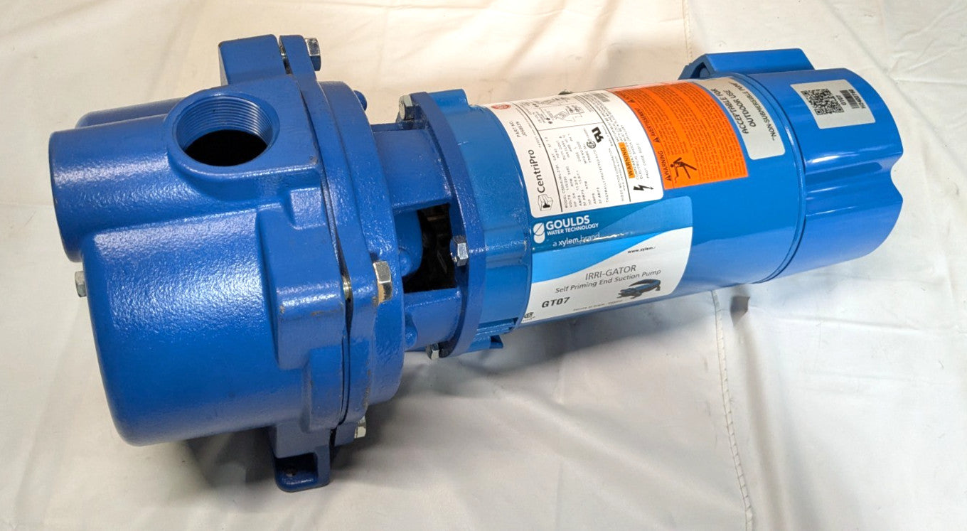 GOULDS PUMPS Irri-Gator Self-Priming Centrifugal Pump  115/230V  3/4hp  GT07