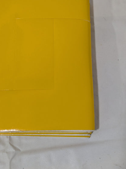 ACCUFORMNMC Die Cut Shape: Vinyl, Yellow, Light Duty Qty 25 LN120