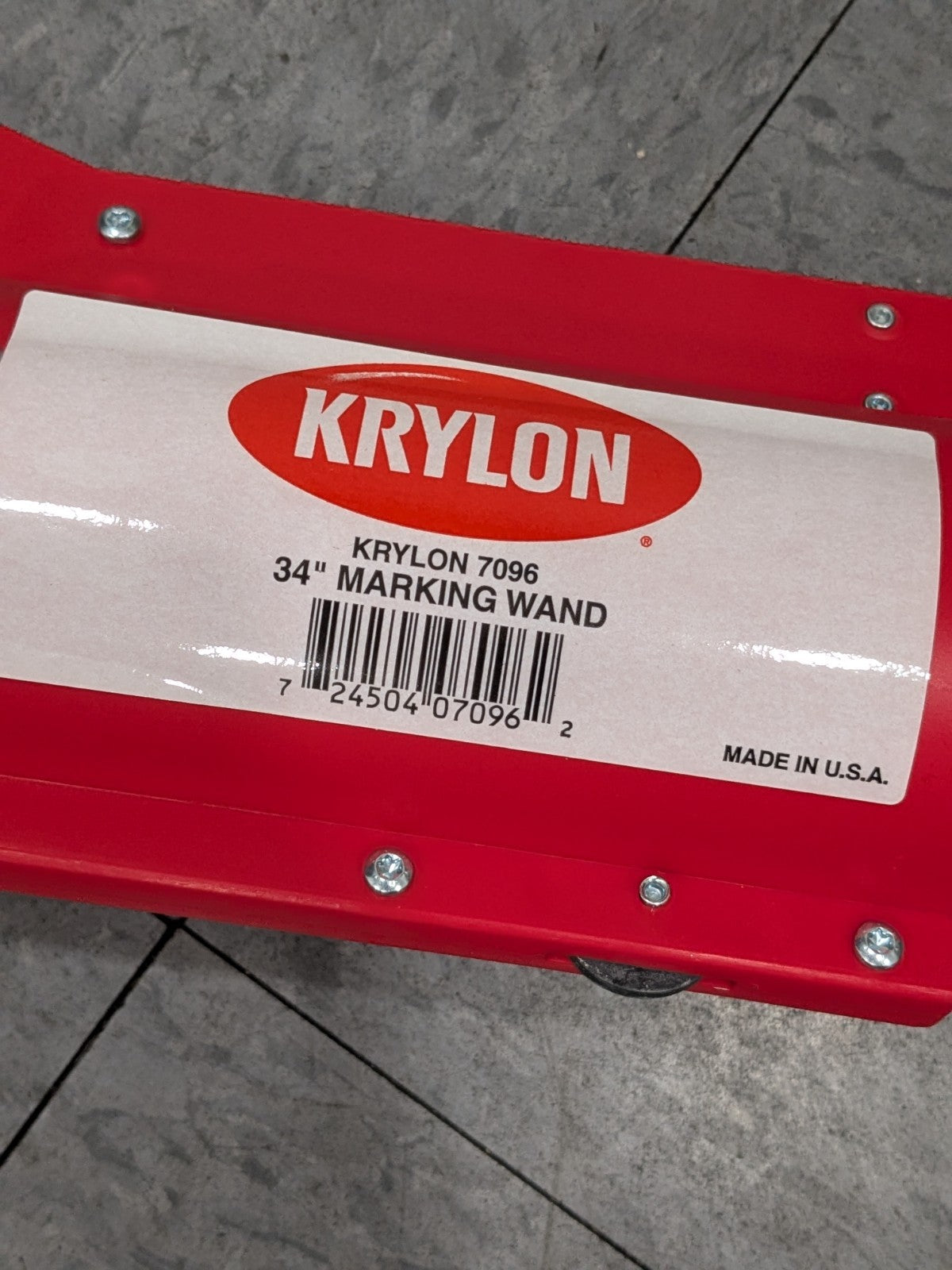 Krylon 34" Industrial Wheeled Marking Wand K07096008