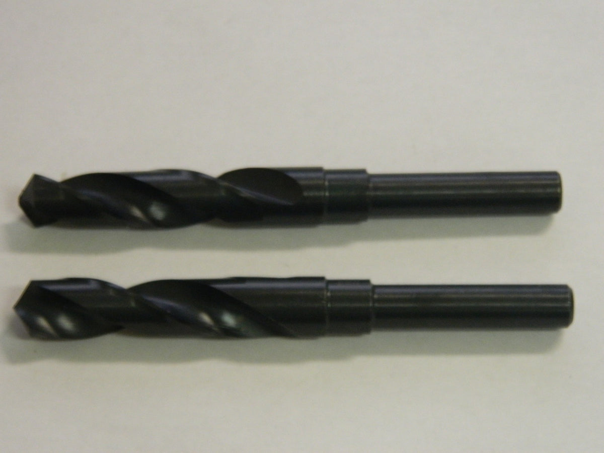 Interstate Silver & Deming Reduced Shank Drill Bit 11/16" HSS Qty. 2 #01340447