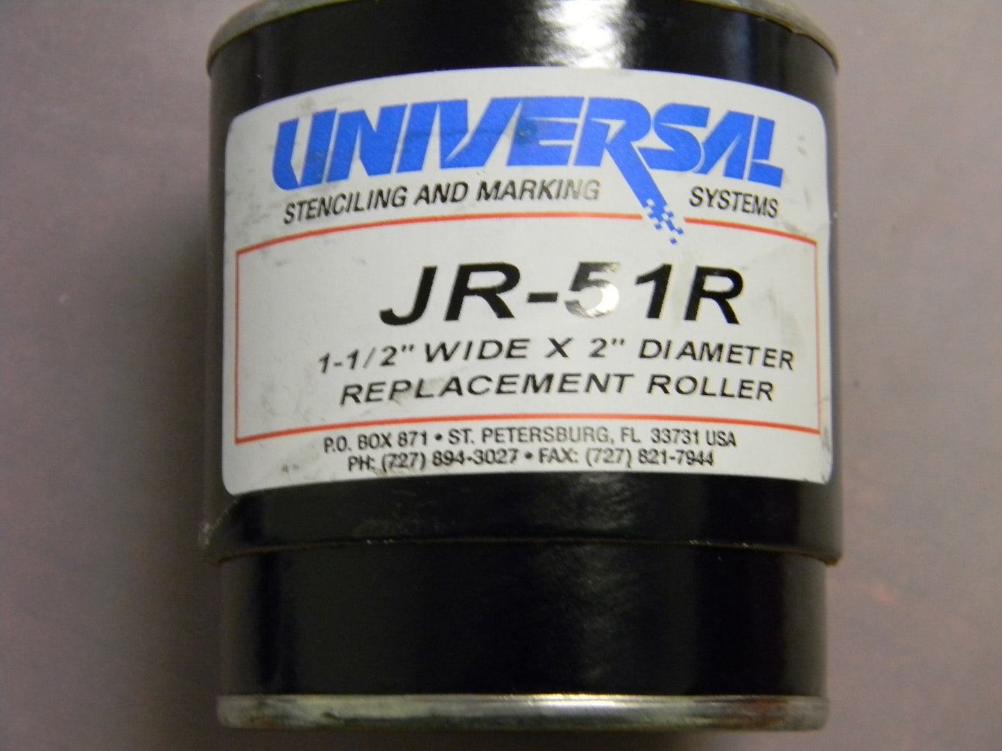 Universal 1 1/2" W replacement roller 2 "dia W/ Cover  (JR51R) QTY 3 J