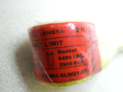 WorkSmart 12' Long x 2" W  3,200 Lb Vertical Cap 1 Ply  Polyester Web