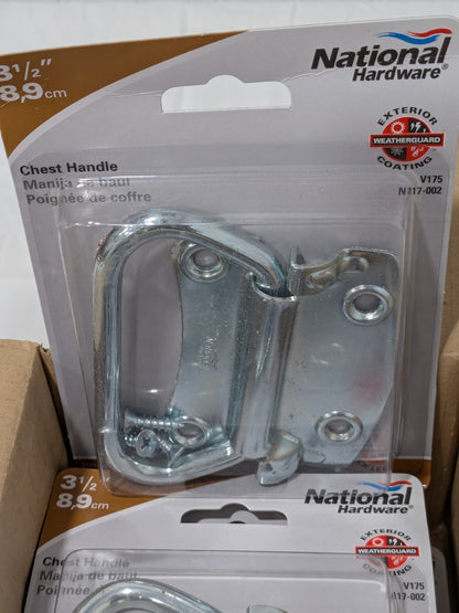 National Steel Chest Handle 3-1/2", 2-39/50" H, 2-3/4" Bail ID Qt