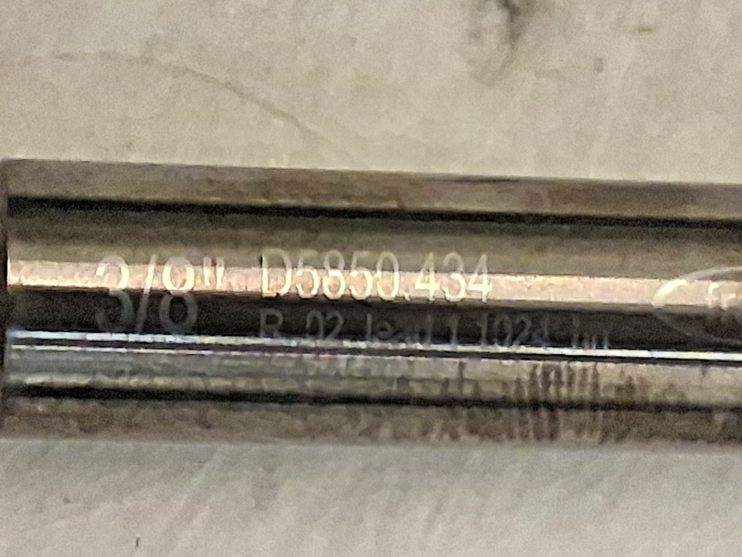 Fraisa Carbide Corner Radius End Mill 3/8" Diam 6 Fl D5850434