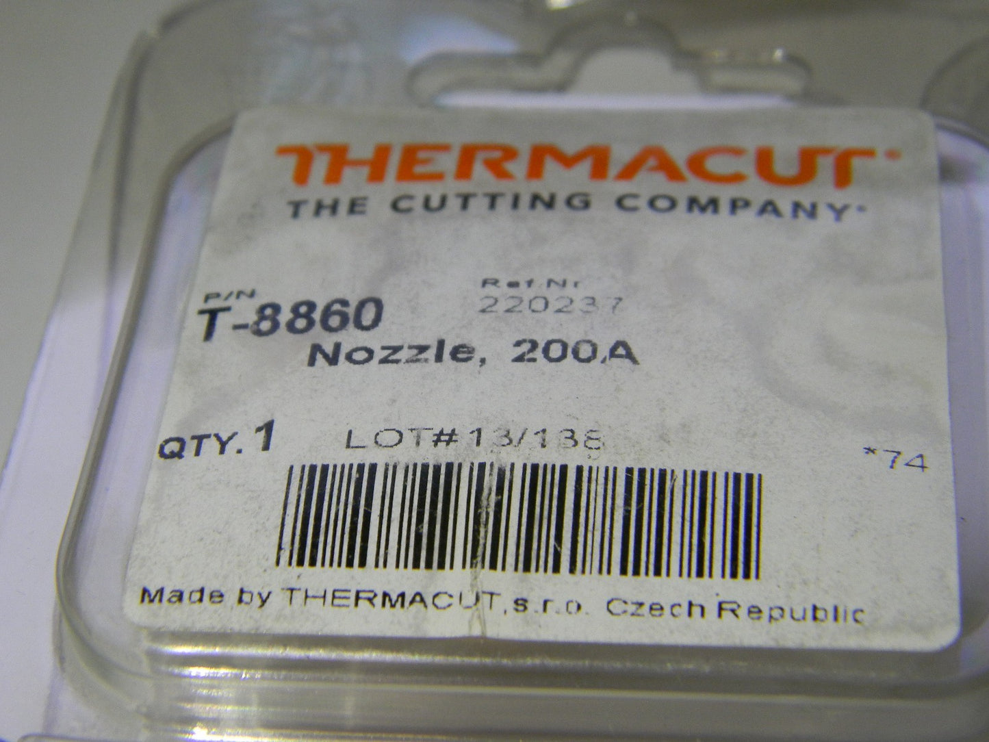 Thermacut High Speed Nozzles 200 AMP 220237 Qty 5  T-8860