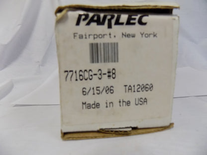 Parlec  0.168" Tap Shank Diam, 0.131" Tap Square Size #8 Tap 7716CG-3-