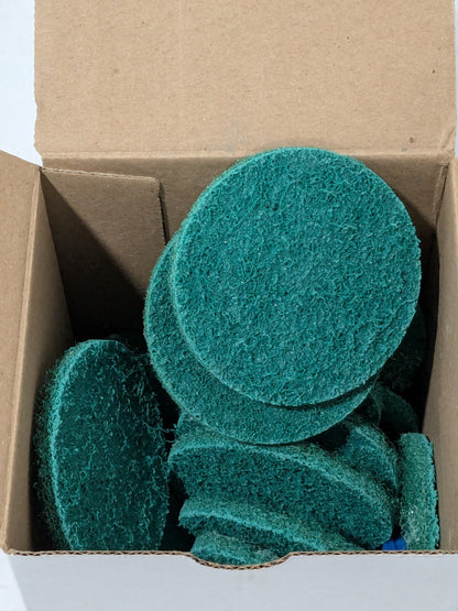 Norton Quick-Change Disc: Type R, 3" Dia, AO, Non-Woven Box of 25 66623325038