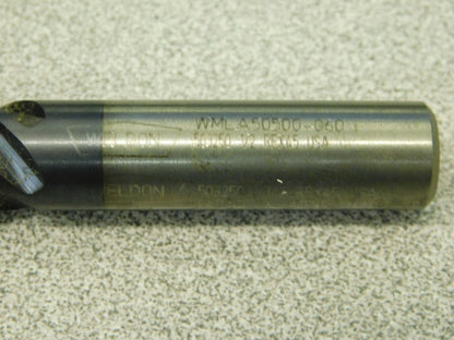 Weldon Spiral Flute Twist Drill 5FL 1/2" Dia 1/2" Shank 2" LOC WM