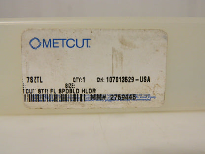 Metcut 3MT Taper Shank Spade Blade Holder 0.9610 Dia Str Fl 14.19 OAL 7S2TL