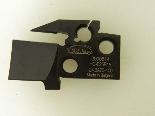 Hertel Indexable Cut-Off Module Right Hand HC-E25R15-24.3A70-100 2000614
