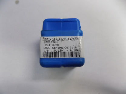 Interstate ER Spring Collet 204-3208 1/8" ER32 0.0005" TIR QTY 2  8261230N