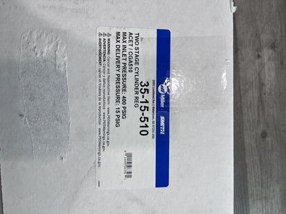 Miller/Smith 300 CGA Inlet Connection, B Fitting, 15 Max psi, Acetylene Welding