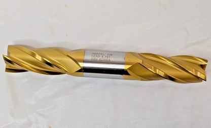 Hertel HSS Square End Mill 7/8" Dia 1-7/8" LOC 6-1/8" OAL 4FL 87151551