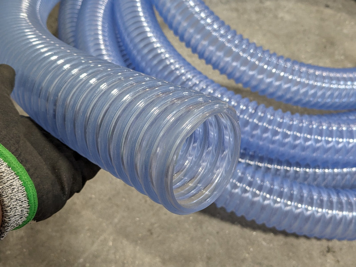 Kuriyama Standard Duty PVC Food Transfer Hose 50 Ft. x 2-1/2 In. EHC250