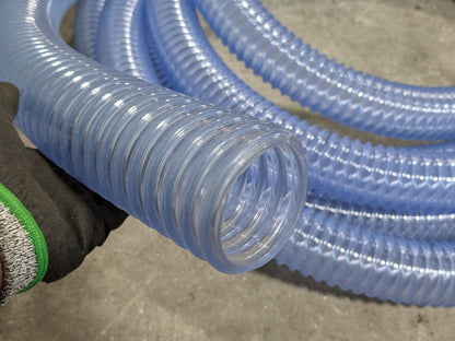 Kuriyama Standard Duty PVC Food Transfer Hose 50 Ft. x 2-1/2 In. EHC250