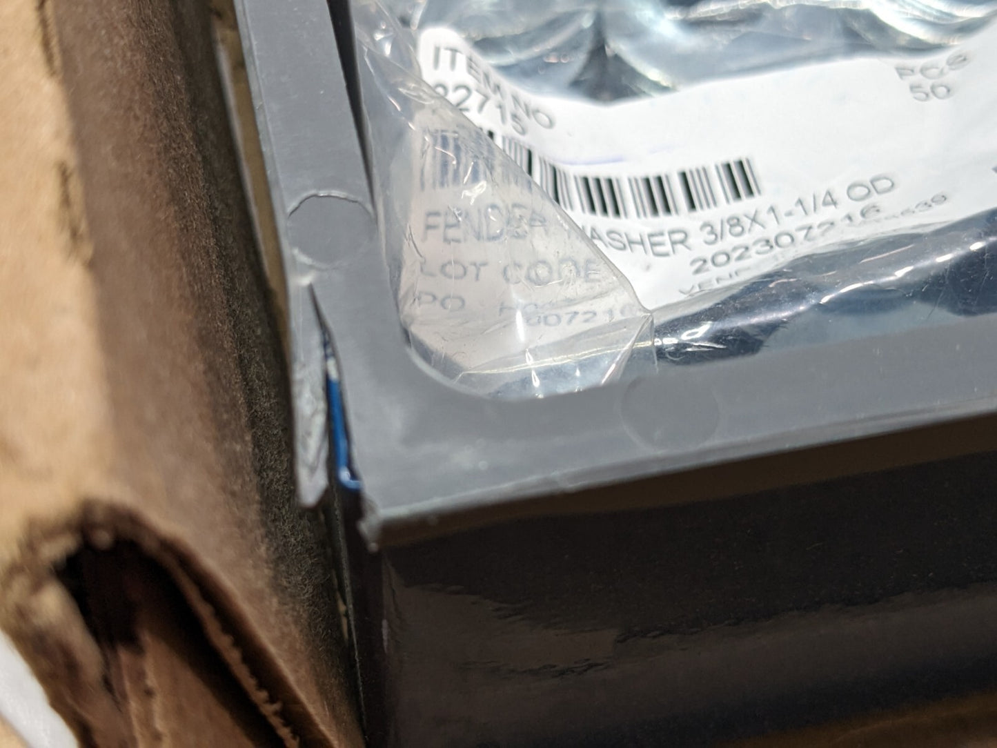 1450 Piece Fender Washers No 6 - 3/8" Diameter 8539