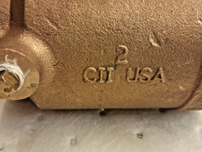 Apollo Bronze Full Port Ball Valves  2" Pipe QTY2 50GB801A