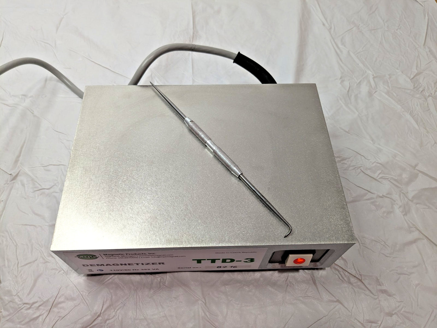 MPI Table Top Demagnetizer 9.8"W x 7.1"L x 3.4"H 110V/60Hz TTD-3