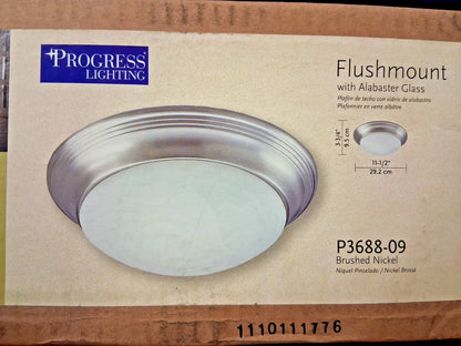 Progress Lighting One-Light 11-1/2" Close to Ceiling Light P3688-09