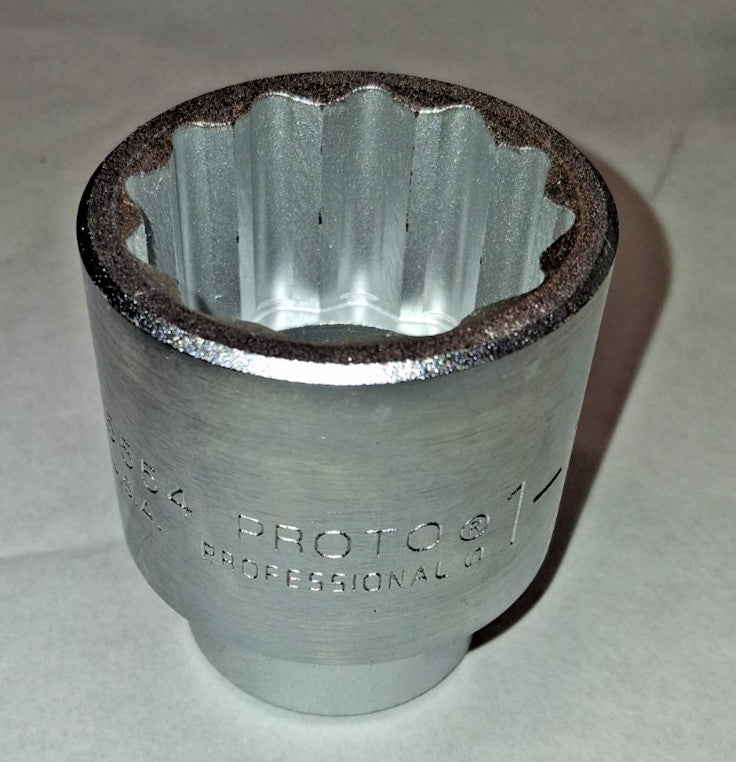 Proto Standard Hand Socket 3/4" Drive 1-11/16" Socket 12-Point J5554