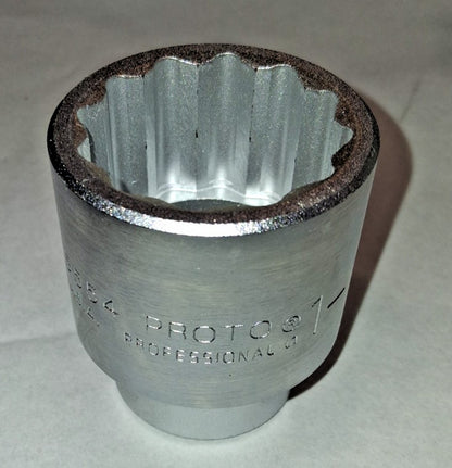 Proto Standard Hand Socket 3/4" Drive 1-11/16" Socket 12-Point J5554