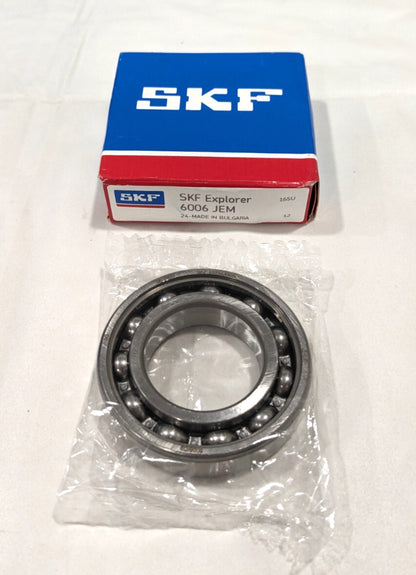 SKF Deep Groove Open Ball Bearing 55mm x 30mm x 13mm   6006 JEM