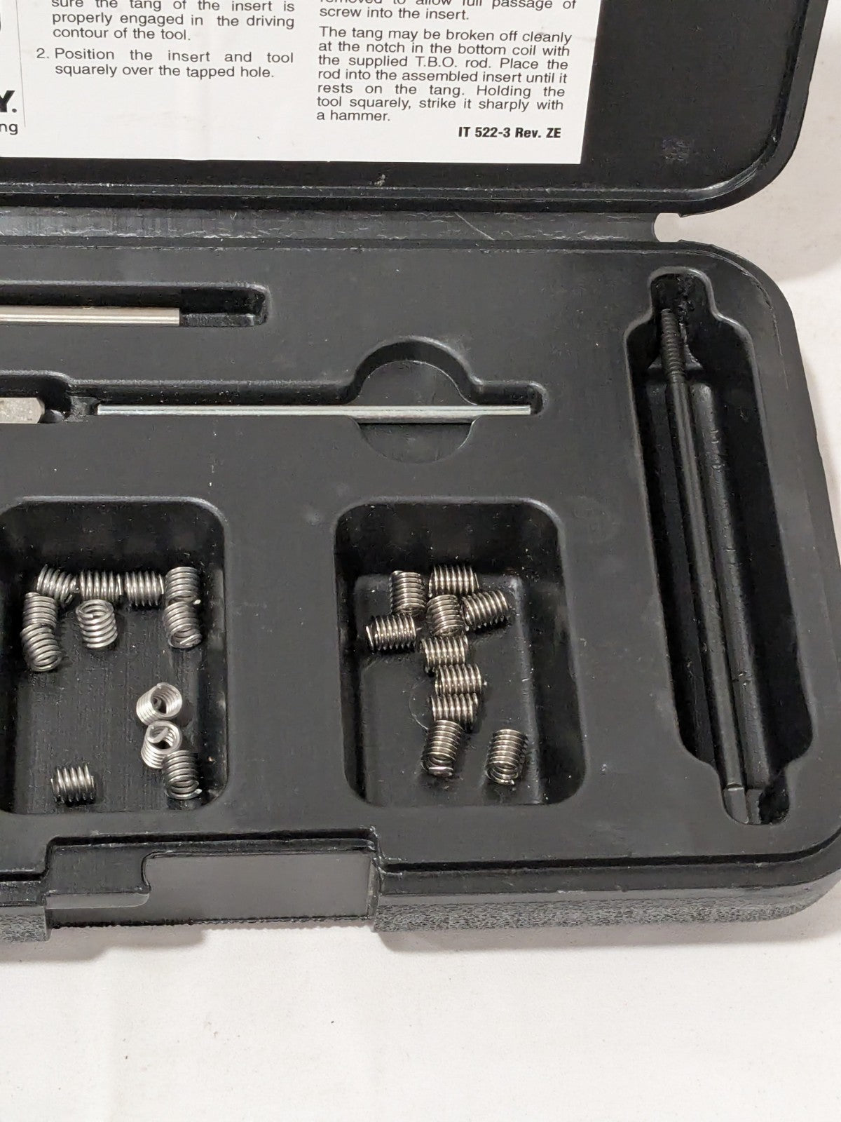HELI-COIL Thread Repair Kit: Threaded Insert 5401-3 INCOMPLETE
