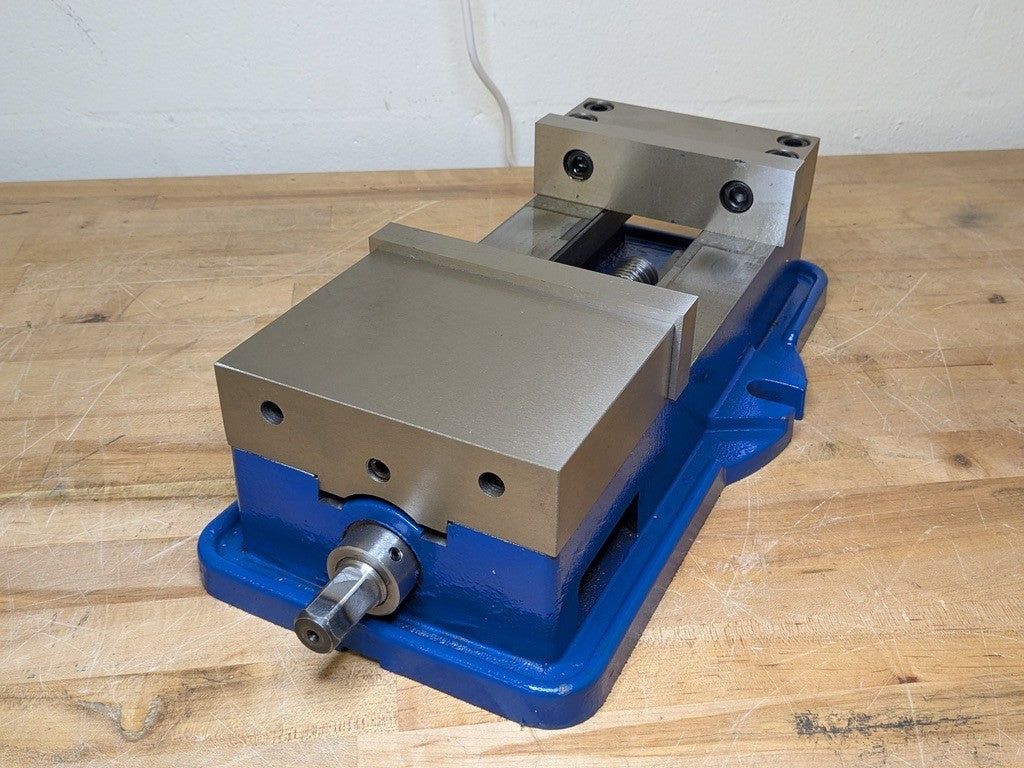 Precision Machine Vise 6" Jaw Width 6-1/4" Opening Capacity Stationary