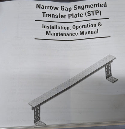 FLEXCO 2" x 24" Segmented Convetyor transfer Plate  56237 TGB-2/51-1/1-24/610