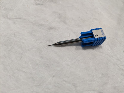 OSG Corner Radius End Mill: 0.6 mm Dia, 0.48 mm LOC 3100602