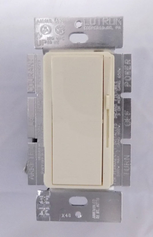 Lutron Diva Dimmer Switch DV-10P-AL Almond 1000-Watt/Single-Pole Preset