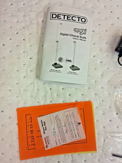 Detecto Personal & Medical Digital & Beam Scales 600lb Cap APEX Damaged