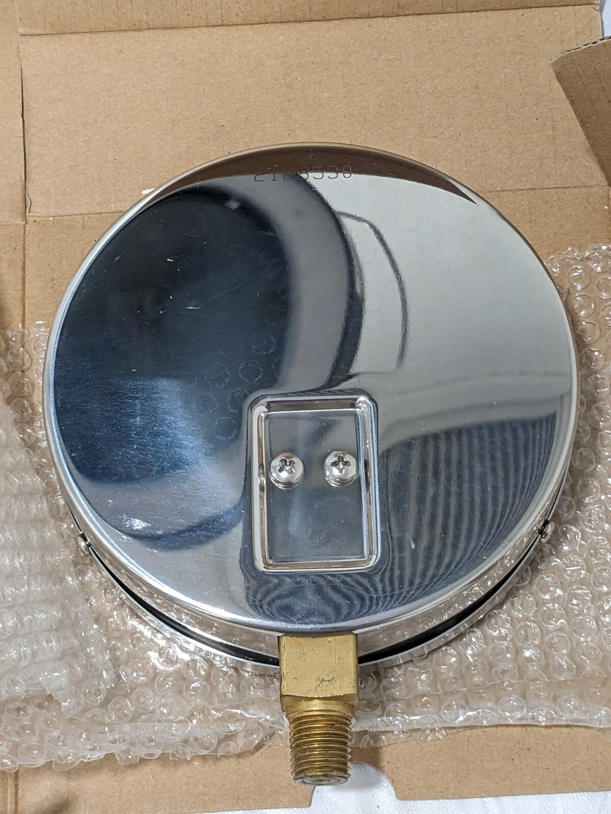 Pressure Gauge 4-1/2" Dial, 30 psi, 1/4" Thread, NPT, Lower Mount Qty