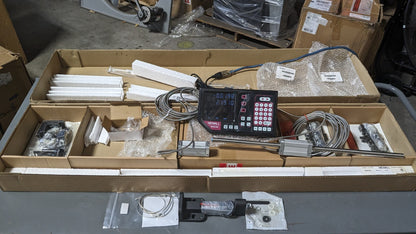 NEWALL Lathe DRO System 2 Axes Inductive Scale 14" X-Axis 60" Z-Axis I